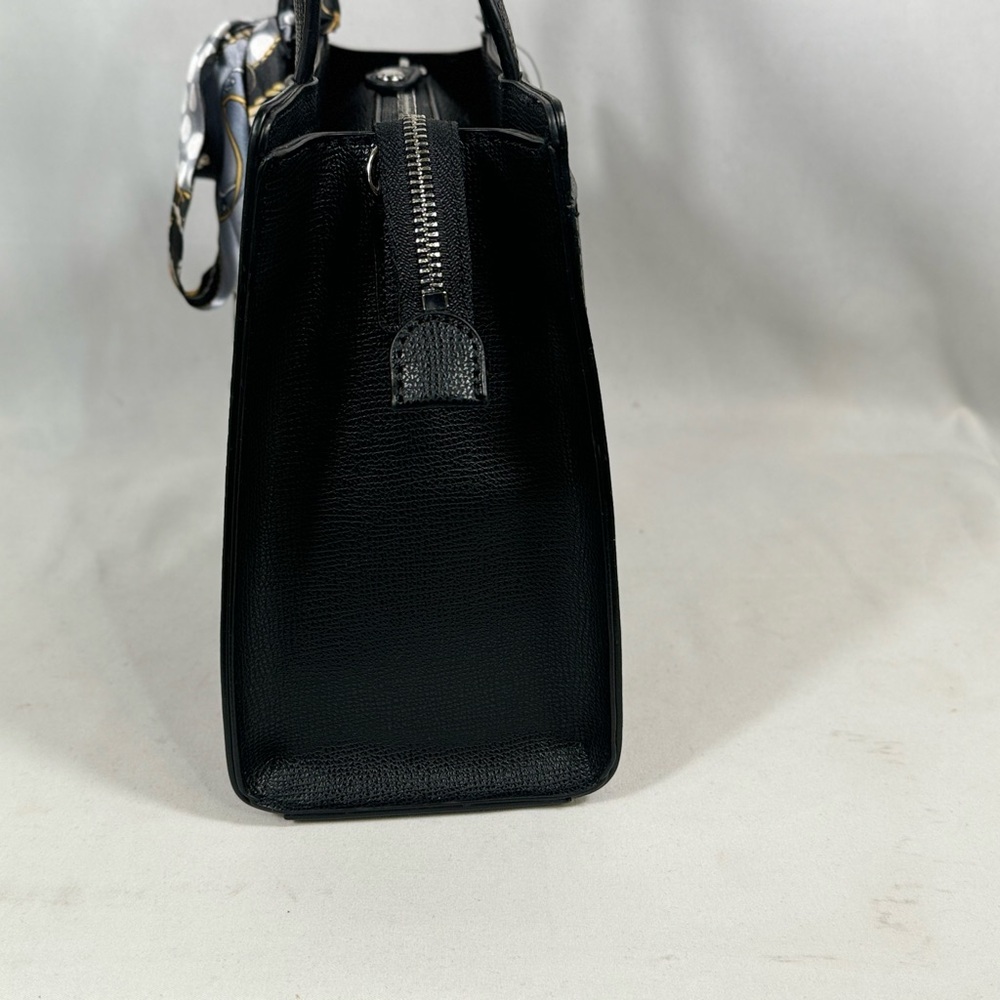 Karl Lagerfeld black Medallion Bag NWT and twilly (chain not included) - Picture 3 of 10